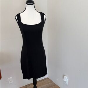 All in Favor Black Mini Dress